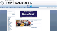 Desktop Screenshot of hesperianbeacononline.com
